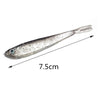 Soft Silicone Minnow Bait 7.5cm/2.2g 10Pcs