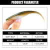 Rosewood TPR Floating Soft Minnow 120mm/6g 5pc/Pack