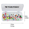 THKFISH 50 Pcs/Box Winter Ice Fishing Jig Set 1.3g-1.8g