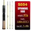 Seasir Silent Stream Carbon Casting/Spinning Rod UL Power MF Action 1.53/1.65M 4PC