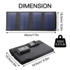 Portable Lightweight Solar Panel 5V USB Type-C Charge Flexible Foldable Kit