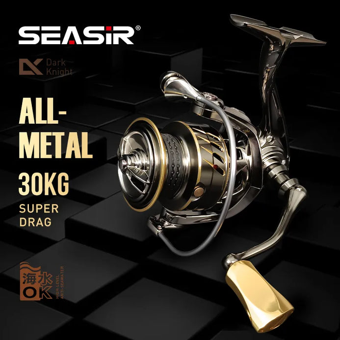 Seasir Dark Knight Spinning Reel 7+1BB 30Kg Super Max Drag 30kg 7+1BB – Pro  Tackle World