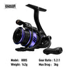 Kingdom Micro Monster 800S Carbon Fiber Spinning Reel 5.2:1 Max Drag 3kg 10+1BB Ultralight