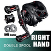 Seasir Mansory Pro Carbon BFS Baitcasting Reel Double Spools 7+1 BB 7.1:1/8.1:1 Max Drag 5kg