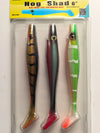 ESFISHING Hog Shad T Tail Soft Lure 150mm 3PCS