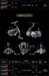 Daiwa Airity (2023) Spinning Reel 10-13+1/BB 4.9:1/5.1:1/5.9:1/5.2:1/5.7:1/6.2:1/4.6:1