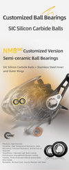 Histar Giu 99 Carbon BFS Baitcasting Reel 8.1:1 4KG Drag Power