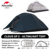 Naturehike Cloud Up 1-3 Person Ultralight Waterproof 4 Season Camping Tent