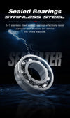 Seasir Cyberron Spining Reel 5.7:1 5+1BB Max Drag 13kg Power Handle