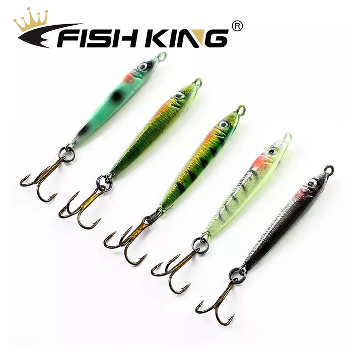FISH KING Winter Ice Fishing Jig Lure 3PC/Pack 5g 9g – Pro Tackle