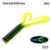 Hunthouse Twin Tail Trailer Soft Plastic Grub Lure 145mm 21.7g 3PCS