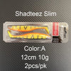 Westin Shadteez Slim Soft Shad Bait 7.5cm 3g 10cm 6g 12cm 10g