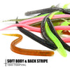 Spinpoler 14cm/4g 10Pcs Soft Plastic Worm Bait