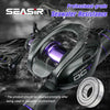 SEASIR DCT DC reel BFS Ultralight 158g Baitcasting  Reel Digital Control brass gears Carbon frame 7.0:1 6+1BB Fishing Reel