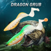ESFISHING Soft Plastic Dragon Grub 1PC