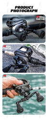Abu Garcia REVO 4 BEAST Baitcasting Reel 5.8 7.3 7+1BB 14KG Braking Force Carbon Fiber