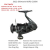 Shimano AERO XR/BB (2022 Model) Spinning Reel 3+1BB/4+1BB/5+1BB 5.0:1/4.7:1