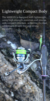 Tsurinoya Merlin Spinning Reel 5.2:1 4-9kg Max Drag 9+1BB