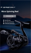 Mavllos Scylla Bass Spinning Reel 5.2:1 119g Low-Inertia Rotor 5+1BB 4Kg Max Drag