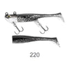 Noeby Vibration Jig Head T Tail Soft Shad 7.5cm/21g 9cm/28g