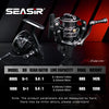 Seasir Stream Spinning Reel 139g Ultralight Carbon 6Kg Max Drag 5+1BB 5.4:1