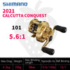 Shimano CALCUTTA CONQUEST (2021/2022) Baitcast Reel 13+1BB Max Drag 6KG