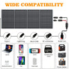 GOKKCL 200W Portable Foldable Solar Panel IP65 Waterproof