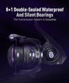 Kingdom Tegmen Pro Spinning Reel 5.2:1 6.2:1 High Speed Ratio 5-9kg Max Drag 8+1BB Ultralight