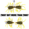 B&U Two Way 8Pcs/Lot Soft Plastic Bug Lure