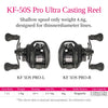 Tsurinoya DARK WOLF ULTRA PRO BFS Baitcasting Reel 134g 4.6g Shallow Spool 7.1:1 10+1BB