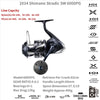 Shimano STRADIC SW Spinning Reel (2024 Version) 6BB+1RB 5.7/6.2/4.6/4.9/5.6