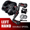 Seasir Mansory Pro Carbon BFS Baitcasting Reel Double Spools 7+1 BB 7.1:1/8.1:1 Max Drag 5kg