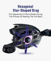 Kingdom Micro Monster Pro Baitcasting 6+1BB 138g Ultra-light 7.6:1 Ratio