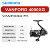 Shimano Vanford (2024) Spinning Reel 6/7/9+1BB 11Kg Max Drag 5.1 5.3 5.7 5.8 6.2 6.3 6.4 Ratios