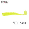 TKAHV T-Tail Shad Bait 10Pcs 60mm/75mm