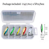 THKFISH 5pcs Fishing Spoon Set 7g 10g 14g 21g