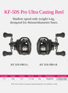 Tsurinoya DARK WOLF ULTRA PRO BFS Baitcasting Reel 134g 4.6g Shallow Spool 7.1:1 10+1BB