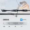 Mavllos OCKA Carbon BFS Fishing Rod Lure 1-7g 2-7lb Solid Tip UL Fast 2PC 1.5m 1.8m
