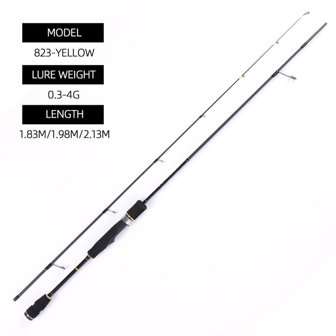 MiFiNE UNSTOPPABLE SPIN 30T Carbon Spinning Rod UL 1.83M/1.98M/2.13M 2 –  Pro Tackle World