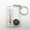 Mini Keychain Compass Thermometer Combo