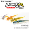 RAVENCRAFT Drunk Shad Slow Sinking Soft Shakier 2.7/3.2/3.7inch  5/6/7PCS