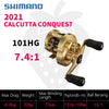 Shimano CALCUTTA CONQUEST (2021/2022) Baitcast Reel 13+1BB Max Drag 6KG