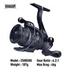 Kingdom Tegmen High Speed Carbon Spinning Reel 5.2:1/6.2:1 9Kg Max Drag 10+1BB