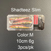 Westin Shadteez Slim Soft Shad Bait 7.5cm 3g 10cm 6g 12cm 10g