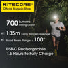 NITECORE NU33 USB-C Rechargeable LED Headlamp 700Lm