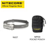NITECORE NU27 56g Trail Running Headlamp 600LM
