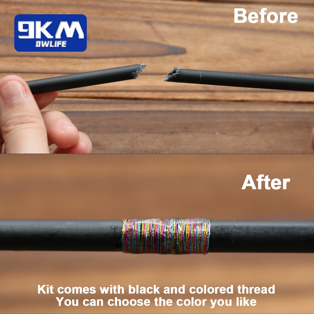 9KM 3Pcs Fishing Rod Carbon Fiber Repair Kit – Pro Tackle World