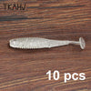 TKAHV T-Tail Shad Bait 10Pcs 60mm/75mm