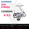 Shimano STRADIC (2023) Spinning Reel 6+1BB 5.1:1 5.8:1 6.1:1 6.3:1 3-11KG Max Power