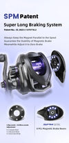 HiStar Black Knight Elite Baitcasting Reel 143g Magnetic Brake 7.1:1 Ratio 5KG Drag Power